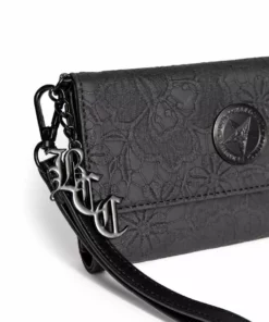 IDS Dark Floral - Embossed Wallet