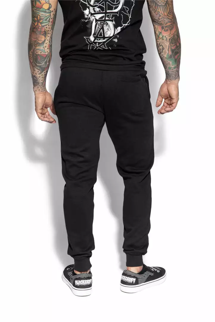 Blackcraft Cult Mens Reaper Head Joggers 4 Blackcraft Cult Mens Reaper Head Joggers