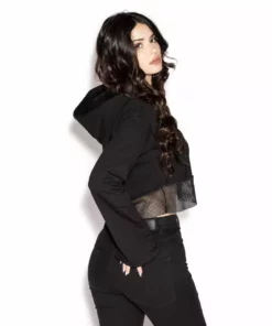 ACDC Coven - Wide Sleeve Crop Hoodie