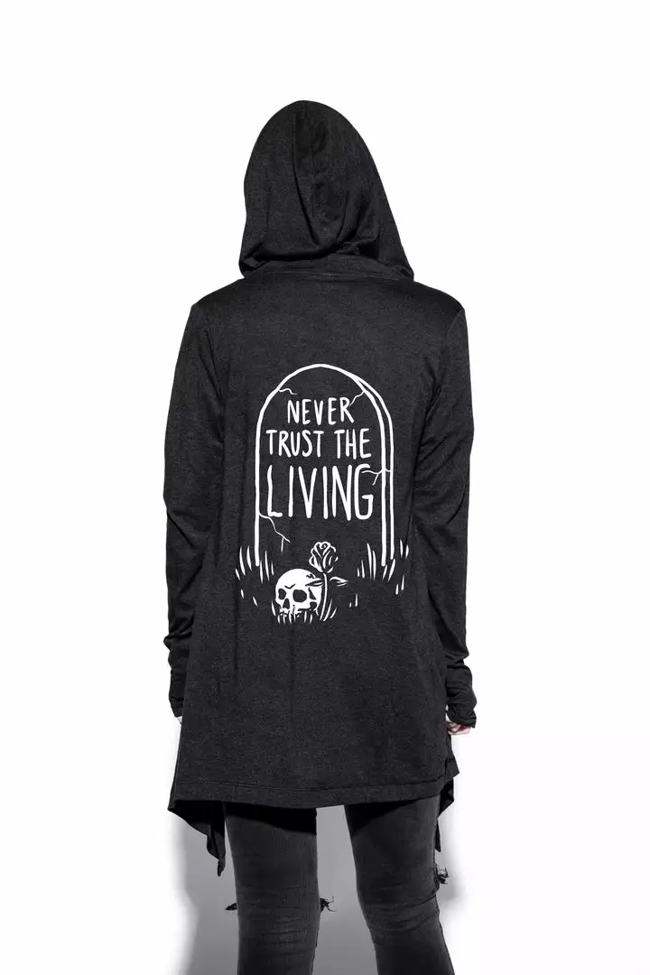 Blackcraft Cult Never Trust The Living - Cardigan Womens 3 Blackcraft Cult Never Trust The Living - Cardigan Womens