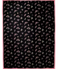 ACDC Misc. Pastel Death Moth - Sherpa Blanket