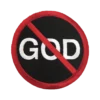 Blackcraft Cult No God - Embroidered Patch Accessories