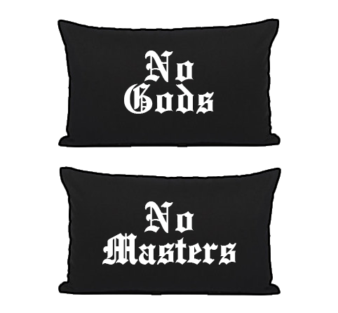 Blackcraft Cult No Gods No Masters - Pillowcases Misc. 3 Blackcraft Cult No Gods No Masters - Pillowcases Misc.