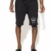 Blackcraft Cult Mens Pentagram Moon Sweat Shorts