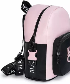 IDS Pink Staple Logo - Color Block Backpack Bags / Wallets