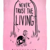 ACDC Never Trust The Living - Pink Throw Blanket Misc.