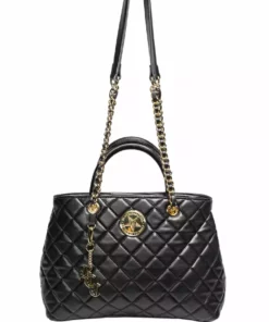 IDS Bags / Wallets Believe In Yourself - Black Quilted Satchel