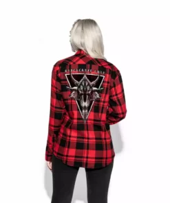 Blackcraft Cult Six Eyed Baphomet - Flannel Mens