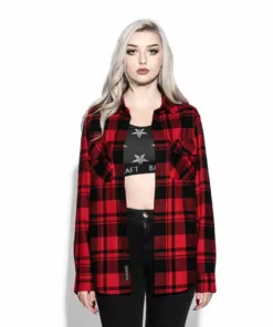 Blackcraft Cult Six Eyed Baphomet - Flannel Mens