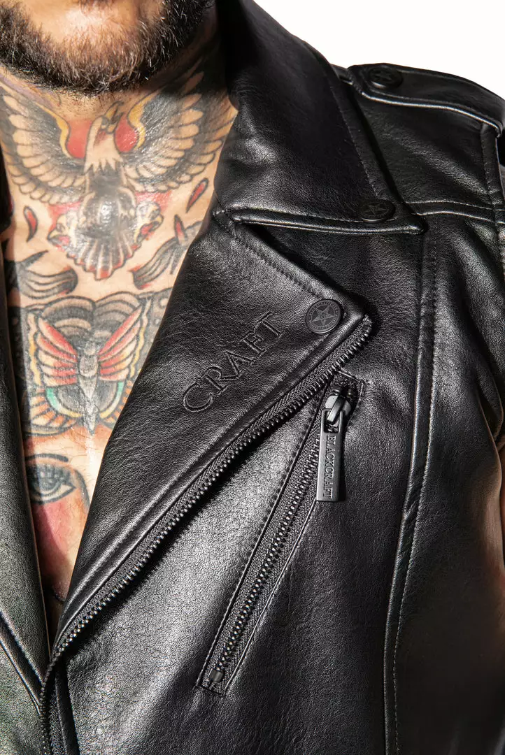 HK East Mens BCC Faux Leather Vest 7 HK East Mens BCC Faux Leather Vest