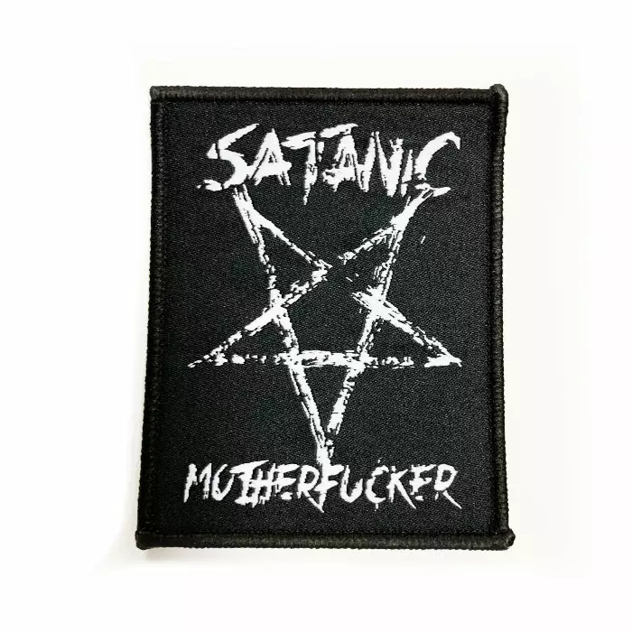 Blackcraft Cult Satanic Motherfucker - Woven Patch 3 Blackcraft Cult Satanic Motherfucker - Woven Patch