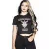 Blackcraft Cult Womens Cuz Jesus Doesn't - Flowy Crop Tee
