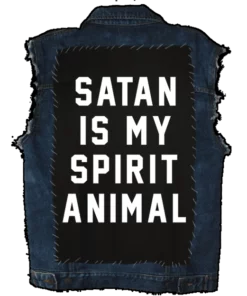 Blackcraft Cult Accessories Satan Is My Spirit Animal- Back Patch