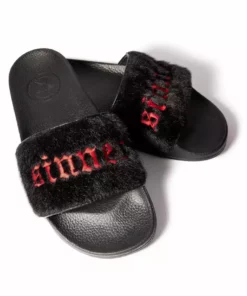 HK East Sinner Faux Fur - Premium Pool Slides