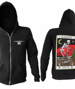 Blackcraft Cult Death Tarot - Zip Up Hoodie Mens