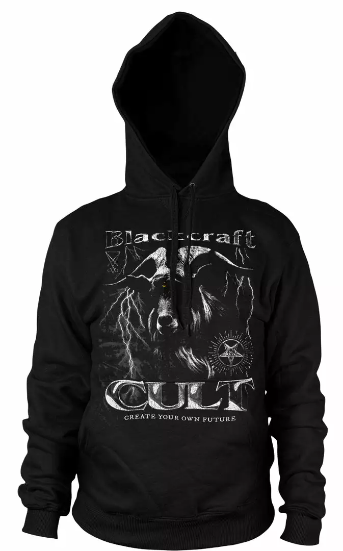 Blackcraft Cult Third Eye Goat - Hooded Pullover Sweater Mens 5 Blackcraft Cult Third Eye Goat - Hooded Pullover Sweater Mens