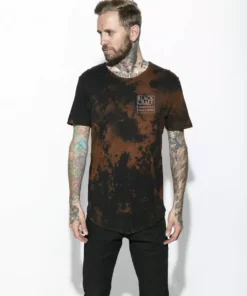 Blackcraft Cult Mens Spirits Of The Dead Bleach Wash- Unisex Tall Tee