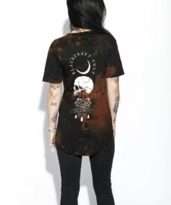 Blackcraft Cult Mens Spirits Of The Dead Bleach Wash- Unisex Tall Tee