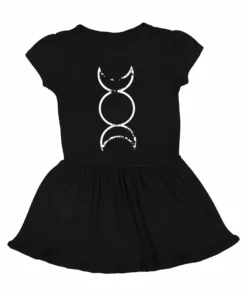 Blackcraft Cult Triple Moon - Baby / Toddler Dress 9 Blackcraft Cult Triple Moon - Baby / Toddler Dress
