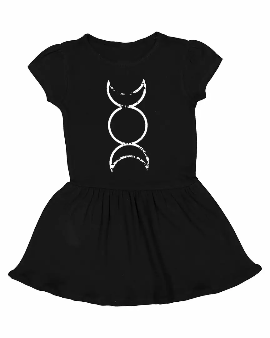 Blackcraft Cult Triple Moon - Baby / Toddler Dress 6 Blackcraft Cult Triple Moon - Baby / Toddler Dress