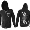 Blackcraft Cult Mens Two-Finger Salute - Zip Up Hoodie 1 Blackcraft Cult Mens Two-Finger Salute - Zip Up Hoodie