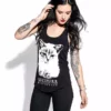 Blackcraft Cult Womens Lucipurr - Racerback Tank 1 Blackcraft Cult Womens Lucipurr - Racerback Tank
