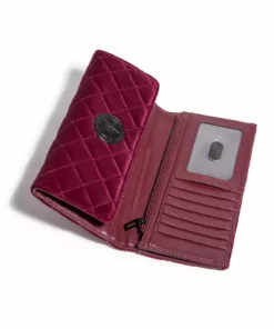IDS Bags / Wallets Believe In Yourself - Oxblood Quilted Wallet