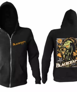 Blackcraft Cult Vintage Halloween Cat - Zip Up Hoodie